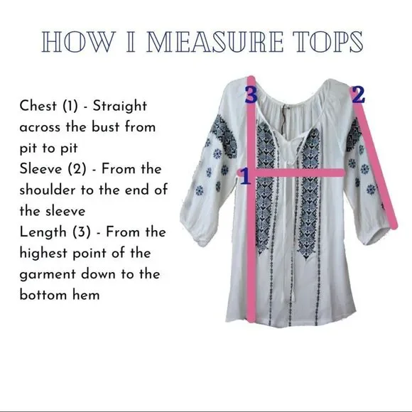 Skies Are Blue Dark Teal Embroidered Top Small S - Picture 9 of 11